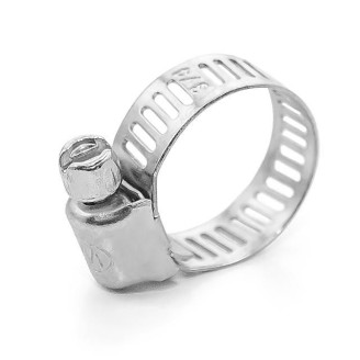 INTERTOOL TC-0013 Хомут сталевий оцинкований 8 мм D 13-23 мм