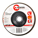 Диск шліфувальний пелюстковий INTERTOOL BT-0230, 180 x 22мм зерно K100