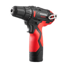 INTERTOOL WT-0310 шурупокрут акумуляторний, 12 В, 30 Nm, 0-350/0-1300 об/хв, патрон 0,8-10 мм, 2,0 А