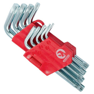 Набір Г-подібних ключів TORX INTERTOOL HT-0607