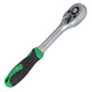 Рукоятка з храповим механізмом на 72 зуби 1/4", Cr-v. INTERTOOL HT-2124