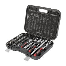 Набір інструментів INTERTOOL ET-8073 73 од. STORM, 1/2", 1/4", Сr-V