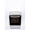 Плита газоелектрична біла Grunhelm FM5612W