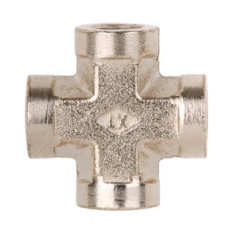 З'єднання хрестове зі внутрішньою різьбою 1/4” INTERTOOL PT-1864