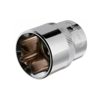 Головка шестигранна 1/2", 23мм*38мм, Cr-V INTERTOOL ET-0023