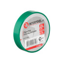 Стрічка ізоляційна, 17 мм * 25 м * 0.15 мм, зелена INTERTOOL IT-0061
