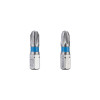 Комплект насадок викруткових  PZ3 1/4"*25мм, S2, уп. 2од., STORM INTERTOOL VT-0222