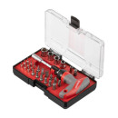 Викрутка Т-подібна INTERTOOL VT-3330 з храповим механізмом та комплектом насадок..