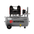 Компресор INTERTOOL PT-0026 24 л, 1.1кВт, 220В, 8атм, 160 л/хв, 1400 об/хв, мало..
