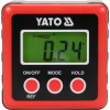 Кутомір електронний YATO YT-71000 ; діапазон 4х 0-90° з живленням від 2 батарейок 1,5 В тип ААА