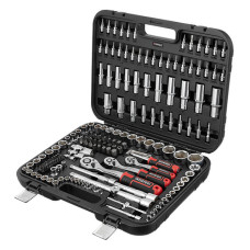 INTERTOOL ET-8171 Набір інструментів 1/2" &amp; 3/8" &amp; 1/4", 171од., Cr-V STORM