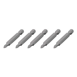 Комплект насадок викруткових PZ1 1/4"*50мм, ACR, S2, уп. 5од. INTERTOOL VT-0203