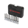Набір біт HEX INTERTOOL ET-8406 1/2" 4-17, 100 мм, S2, STORM