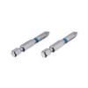 Комплект насадок викруткових  PZ2 1/4"*50мм, S2, уп. 2од., STORM INTERTOOL VT-0215
