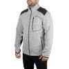INTERTOOL SP-3112 Куртка в'язана SOFTSHELL сірого кольору з чорними вставками, розмір M