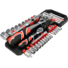 Набір головок YATO YT-38680 торцевих та викруток вставок з квадратами 1/4" та 1/2"