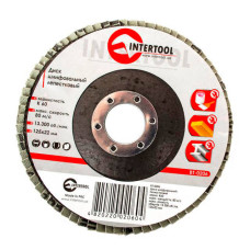 Диск шліфувальний пелюстковий INTERTOOL BT-0206, 125 x 22мм зерно K60