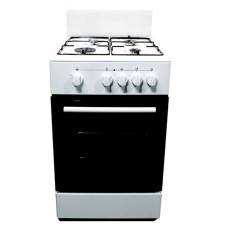 Плита газова біла Grunhelm G4F5600W