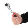 Рукоятка з храповим механізмом поворотна, 72 зуби 1/4", Cr-V STORM INTERTOOL ET-8007