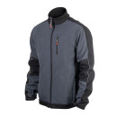 INTERTOOL SP-3135 Куртка SOFTSHELL темно-чорна, тришарова, розмір XXL