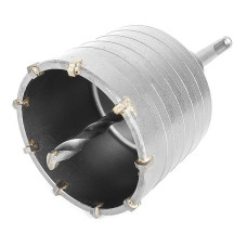 Комплект INTERTOOL SD-7075: свердло корончасте по бетону 75 мм + Перехідник SDS Plus 100мм