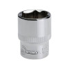 Головка шестигранна 1/2", 23мм*38мм, Cr-V INTERTOOL ET-0023