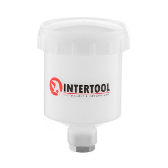 Бачок пластиковий INTERTOOL PT-1900 для HVLP міні з внутрішньою різьбою M14x1, 125мл