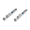 Комплект насадок викруткових  PZ1 1/4"*50мм, S2, уп. 2од., STORM INTERTOOL VT-0214