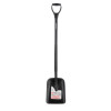 Лопата совкова, металева ручка, 224х317х1200 мм INTERTOOL FT-2012