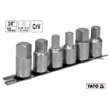 Набір торцевих насадок для зливних пробок YATO 6 шт 3/8