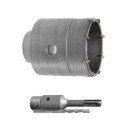 Комплект INTERTOOL SD-7055: свердло корончасте по бетону 55 мм + Перехідник SDS ..