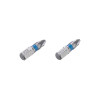Комплект насадок викруткових  PZ2 1/4"*25мм, S2, уп. 2шт., INTERTOOL VT-0221