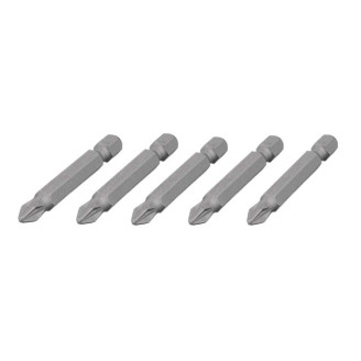 Комплект насадок викруткових  PZ2 1/4"*50мм, ACR, S2, уп. 5од., STORM INTERTOOL VT-0204