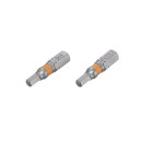 Комплект насадок викруткових Hex H4.0 1/4"*25мм, S2, уп. 2од INTERTOOL VT-0..