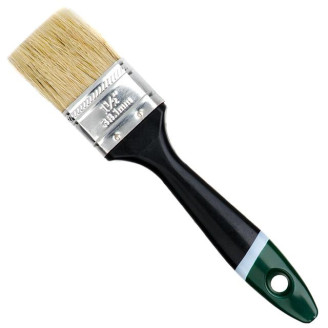 Пензель флейцевий 38*10,5*38 мм, пластикова ручка INTERTOOL KT-1336