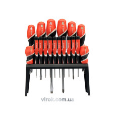 Набір викруток YATO YT-25982 : шліц SL (6), Philips PH (6), Torx (6). 18 Шт.