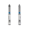 Комплект насадок викруткових  PZ1 1/4"*50мм, S2, уп. 2од., STORM INTERTOOL VT-0214