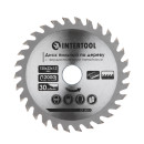 Диск пиляльний по дереву INTERTOOL CT-3013 з твердосплавними напайками 125x22x1,..