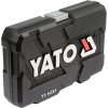 Набір головок торцевих YATO YT-14501 квадрат 1/4", насадки викрутки з інструментами. 56 шт