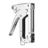 INTERTOOL RT-0107 Степлер будівельний під скобу 11.3*0.7*4-14 мм, хром, STORM