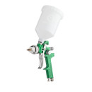 Пневматичний краскопульт INTERTOOL PT-0117 HVLP, форсунка 1.3мм, верхній пластик..