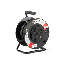 Подовжувач мережевий YATO YT-81053 : 30м. до 16 А на котушці; кабель 3-жильний