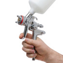 Пневматичний краскопульт INTERTOOL PT-0100 HVLP II професійний, форсунка 1.4мм, ..