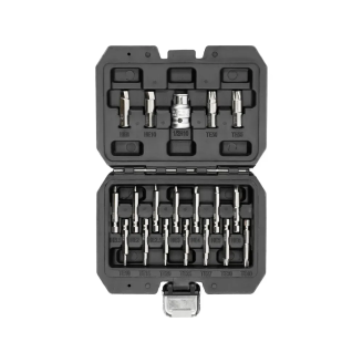 Набір бітів екстракторів для викручування Hex та Torx YATO YT-04584 зі шпинделем 1/4" та 3/8"