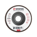 INTERTOOL BT-0108 Диск шліфувальний пелюстковий, 115×22 мм, зерно K80