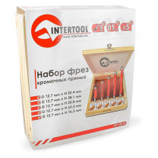 Набір фрез кромкових прямих INTERTOOL HT-0076, 5 шт.