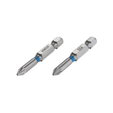 Комплект насадок викруткових  PZ1 1/4"*50мм, S2, уп. 2од., STORM INTERTOOL VT-0214