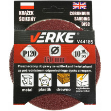 Диск наждачний VERKE P120 V44185 150 мм