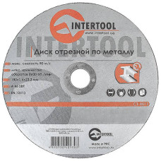 Диск відрізний по металу INTERTOOL CT-4013 180x1.6x22.2 мм