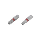 Комплект насадок викруткових  PH3 1/4"*25мм, S2, уп. 2од., INTERTOOL VT-021..